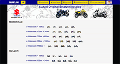 Desktop Screenshot of bike-parts-suz.de